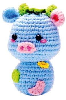 Набір для вязання іграшки гачком Brushme Синя корова (NBV6)