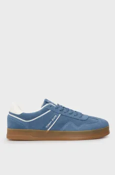 Мужские голубые замшевые сникерсы THE GREENWICH SUEDE Голубой 44 Tommy Jeans EM0EM01516