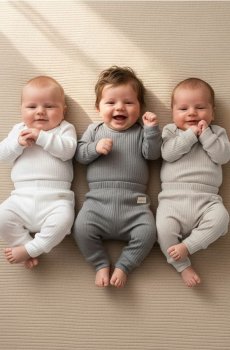 Легінси, 3 пари - білий