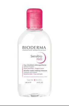 Мицеллярный лосьон для очищения лица и глаз Bioderma Sensibio H2O для чувствительной кожи, 250 мл