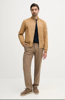 Хлопковая футболка BOSS Orange Te_section