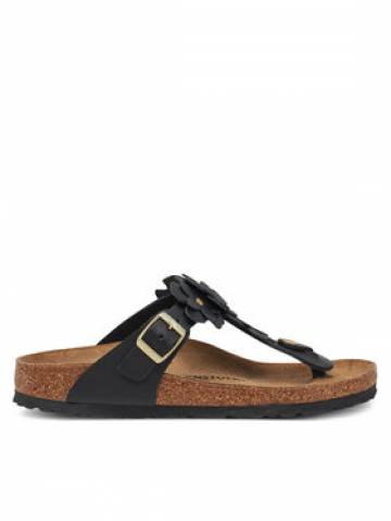Birkenstock Вєтнамки Gizeh Flowers 1026719 Чорний Birkenstock Вєтнамки Gizeh Flowers 1026719 Чорний