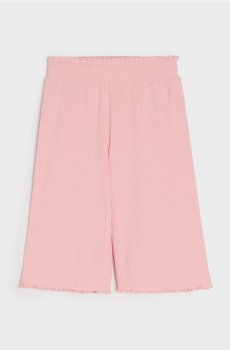 Штани wide leg - рожевий