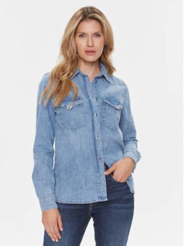 Guess Джинсова сорочка W4RH75 D59K1 Голубий Regular Fit Guess Джинсова сорочка W4RH75 D59K1 Голубий Regular Fit