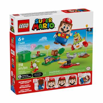 Конструктор LEGO Super Mario Приключения с интерактивной LEGO Марио, 218 деталей, с 6 лет (71439) Конструктор LEGO Super Mario Приключения с интерактивной LEGO Марио, 218 деталей, с 6 лет (71439)