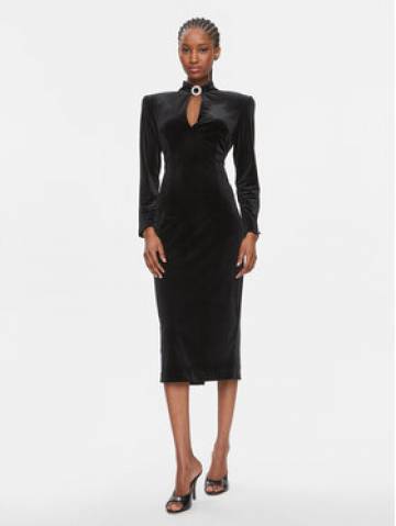 Nissa Коктейльна сукня RS14358 Чорний Slim Fit Nissa Коктейльна сукня RS14358 Чорний Slim Fit