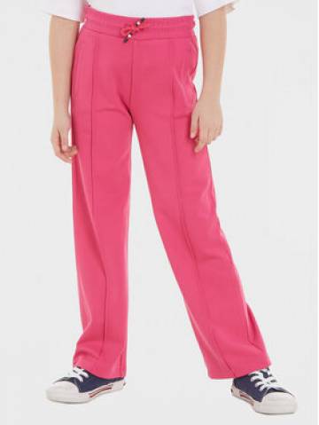Tommy Hilfiger Штани з тканини KG0KG07604 Рожевий Wide Leg Tommy Hilfiger Штани з тканини KG0KG07604 Рожевий Wide Leg