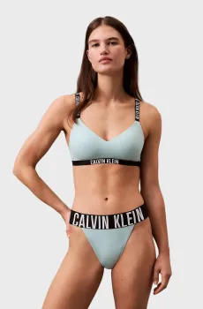 Женский голубой бюстгальтер LGHTLY LINED BRALETTE Голубой M Calvin Klein 000QF7659E
