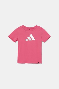 Детская хлопковая футболка adidas