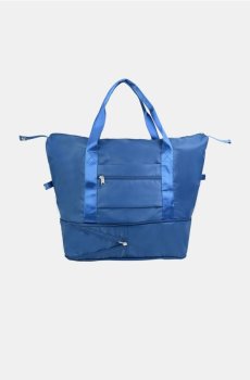 Складна дорожня сумка з кишенями - синій