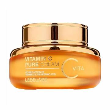 Крем для сияния кожи лица Lebelage Vitamin C Pure Cream с витамином С, 55 мл Крем для сияния кожи лица Lebelage Vitamin C Pure Cream с витамином С, 55 мл