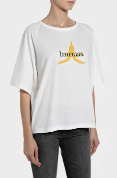 Женская белая футболка Белый XS Replay W3447E.000.20994