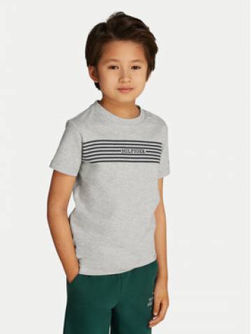 Tommy Hilfiger Футболка KB0KB09464 Сірий Regular Fit Tommy Hilfiger Футболка KB0KB09464 Сірий Regular Fit