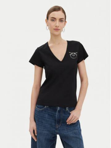 PINKO Футболка 100372 A24E Чорний Regular Fit PINKO Футболка 100372 A24E Чорний Regular Fit