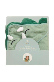 Детское полотенце с капюшоном Aroma Home Downtime Dino Hooded Towel