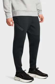 Мужские черные спортивные брюки UA Unstoppable Flc Jgr EU Черный S Tall Under Armour 1389353-001
