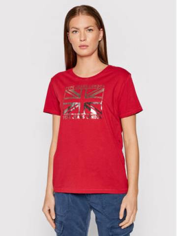 Pepe Jeans Футболка Zeldas PL505037 Червоний Regular Fit Pepe Jeans Футболка Zeldas PL505037 Червоний Regular Fit