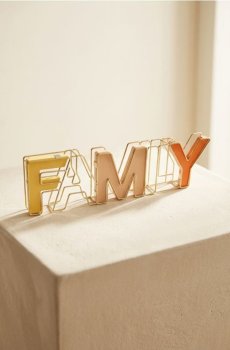 Настінний декор FAMILY - різнобарвний