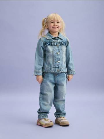 Reserved - GIRLS` JACKET - синій - 768CV-50J Reserved - GIRLS` JACKET - синій - 768CV-50J