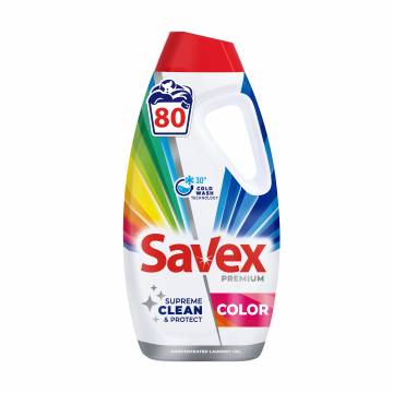 Гель для стирки Savex Premium Color для цветных тканей, 80 стирок, 3.6 л. Гель для стирки Savex Premium Color для цветных тканей, 80 стирок, 3.6 л.