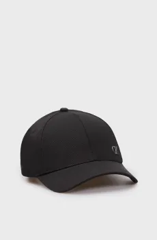 Мужская черная кепка CK BOMBED METAL BB CAP Черный ONESIZE Calvin Klein K50K512349