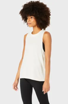 Женская белая майка LOGO TANK Белый S Asics 2032C942-200