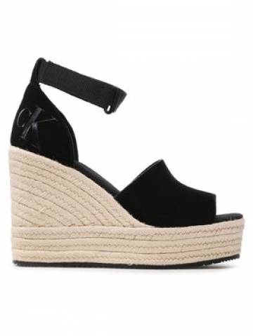 Calvin Klein Jeans Еспадрильї YW0YW00963 Чорний Calvin Klein Jeans Еспадрильї YW0YW00963 Чорний