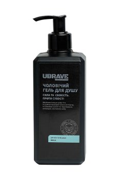 Мужской гель для душа Vesna UBrave против сухости, 500 мл