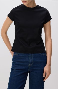 Reserved - LADIES` T-SHIRT - чорний - 445CB-99X