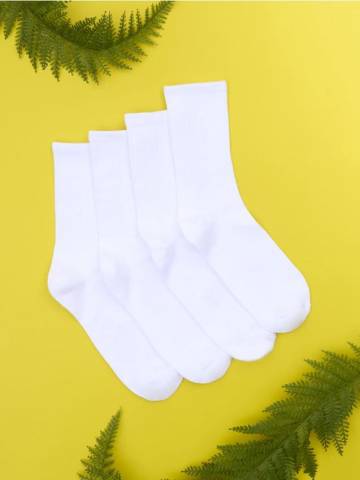 Шкарпетки, 4 пари - білий