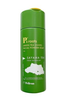Энзимная пудра для умывания Pelican Green Tea Facial Powder Soap на основе чайных листьев, 70 г