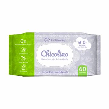 Детские влажные салфетки Chicolino, 60 шт Детские влажные салфетки Chicolino, 60 шт