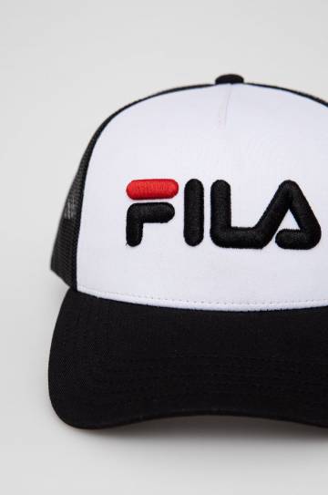Кепка Fila цвет белый с аппликацией Кепка Fila цвет белый с аппликацией