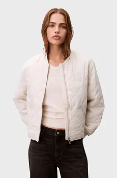 Женский белый бомбер LIGHTWEIGHT QUILTED BOMBER JACKE Белый XL Calvin Klein Jeans LV147E514G