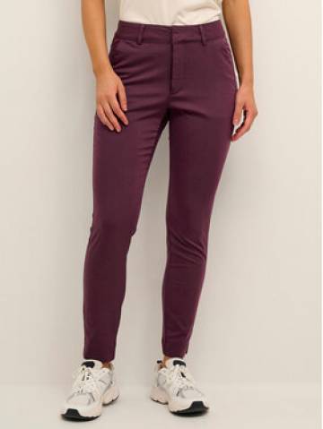 Kaffe Штани з тканини Lea 10505191 Бордовий Slim Fit Kaffe Штани з тканини Lea 10505191 Бордовий Slim Fit