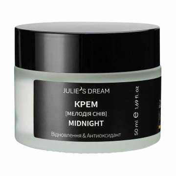 Ночной крем для лица Julies Dream Midnight Восстановление и антиоксидант, 50 мл Ночной крем для лица Julies Dream Midnight Восстановление и антиоксидант, 50 мл