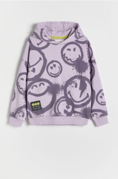 Reserved - Світшот SmileyWorld® - фіолетовий - 384CJ-45X