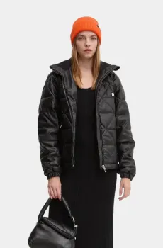 Женский черный пуховик Черный L HUGO 6622