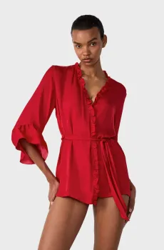 Женский красный пеньюар DECLARATION Красный S Etam 6551445