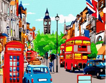 Картина за номерами Rosa Start London Street (N00013790) Картина за номерами Rosa Start London Street (N00013790)