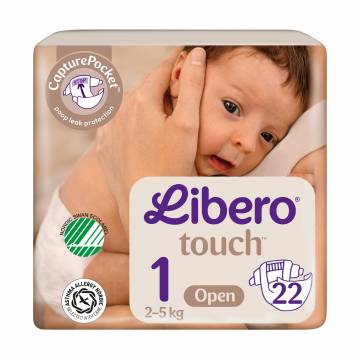 Подгузники Libero Touch размер 1 (2-5 кг), 22 шт Подгузники Libero Touch размер 1 (2-5 кг), 22 шт