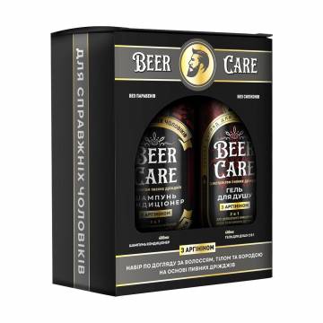 Мужской набор для волос и тела Beer Care с аргинином (гель для душа 2 в 1, 400 мл + шампунь-кондиционер, 400 мл) Мужской набор для волос и тела Beer Care с аргинином (гель для душа 2 в 1, 400 мл + шампунь-кондиционер, 400 мл)