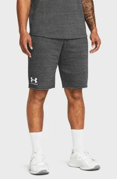 Мужские серые шорты UA RIVAL TERRY SHORT Серый S Under Armour 1361631-025