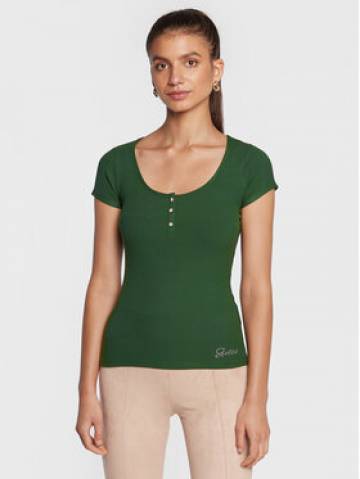 Guess Блузка Karlee Jewel W2YP24 KBCO2 Зелений Slim Fit Guess Блузка Karlee Jewel W2YP24 KBCO2 Зелений Slim Fit