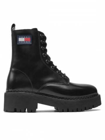 Tommy Jeans Черевики туристичні Urban Tommy Jeans Lace Up Boot EN0EN01995 Чорний Tommy Jeans Черевики туристичні Urban Tommy Jeans Lace Up Boot EN0EN01995 Чорний