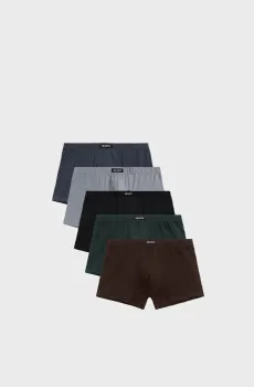 Мужские боксеры (5 шт) Разноцветный L Atlantic 5SMH-002