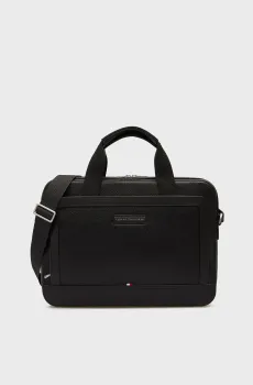 Мужская черная сумка для ноутбука CENTRAL Черный ONESIZE Tommy Hilfiger AM0AM13987