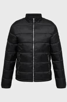 Мужская черная куртка с узором Черный 54 Karl Lagerfeld 563592.505021;990