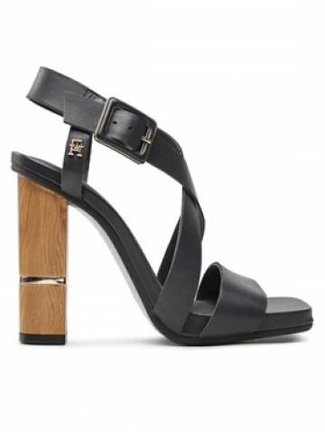 Tommy Hilfiger Босоніжки Hardware Block High Heel FW0FW07016 Cиній