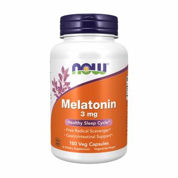 Мелатонин NOW Foods Melatonin 3 мг, 180 капсул Мелатонин NOW Foods Melatonin 3 мг, 180 капсул